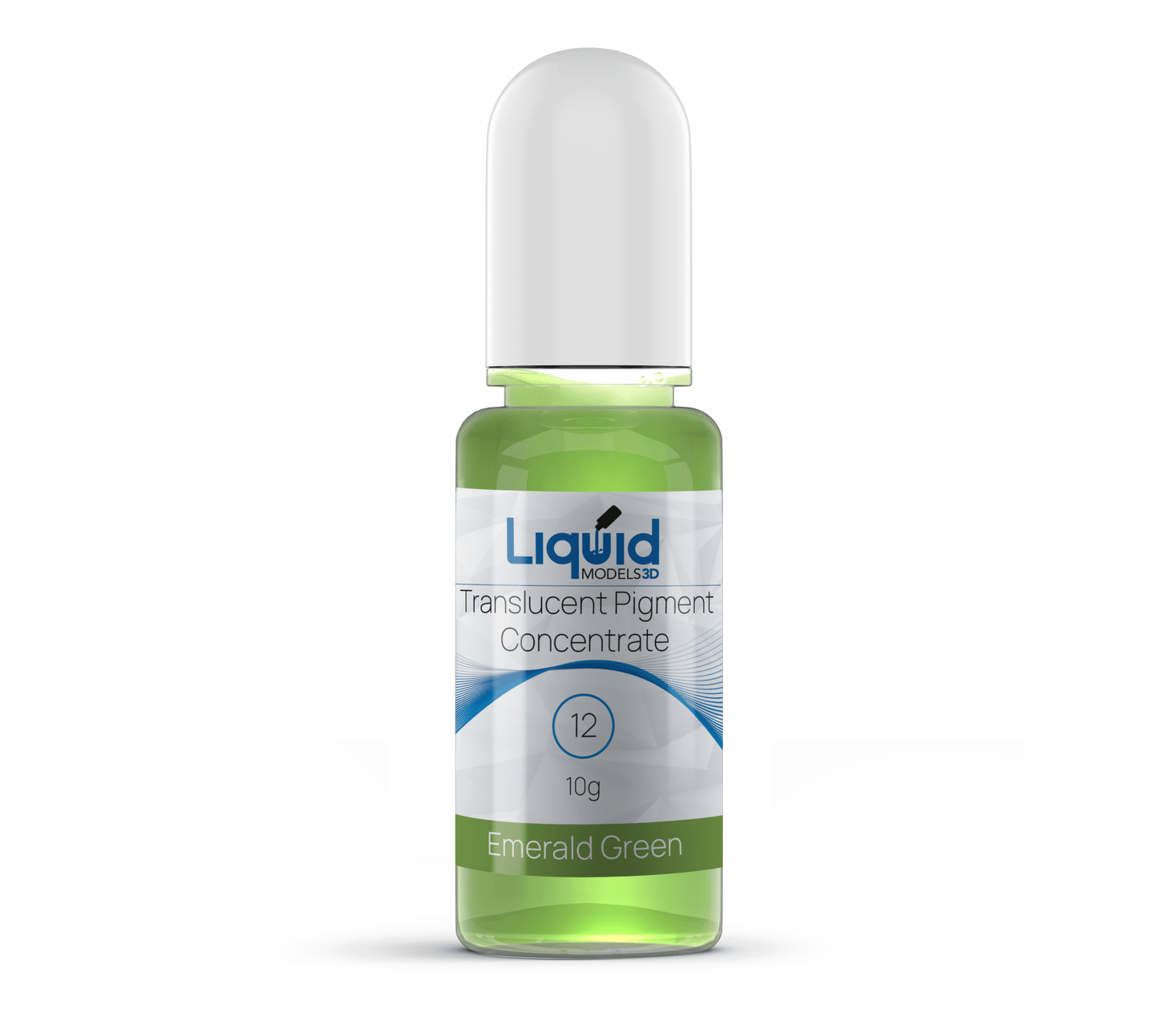 Liquid Models 3D Translucent Pigment Concentrate for Clear 3D Printing Resin 12 Emerald Green - 3D Print Monkey -
