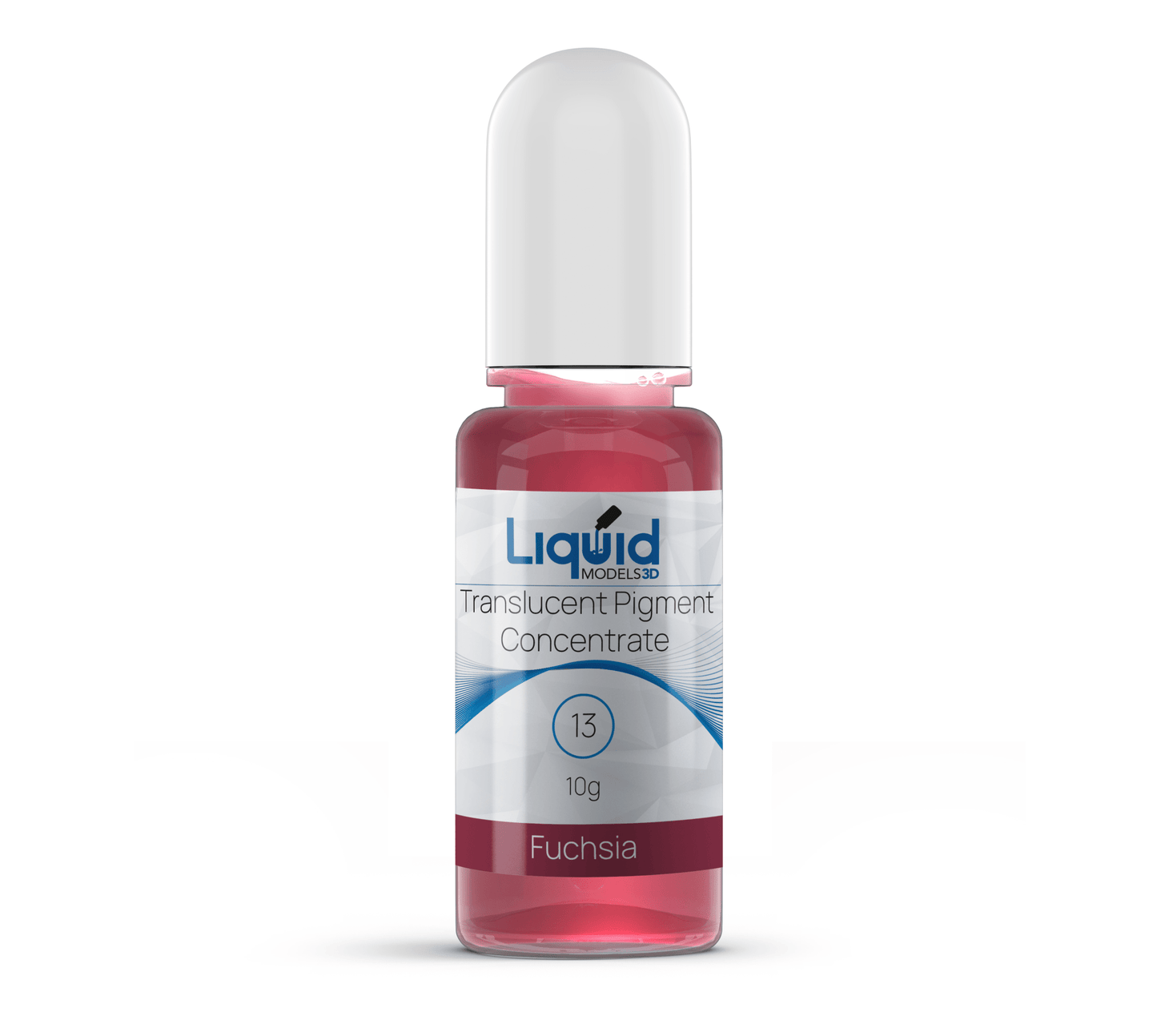 Liquid Models 3D Translucent Pigment Concentrate for Clear 3D Printing Resin 13 Fuchsia - 3D Print Monkey -