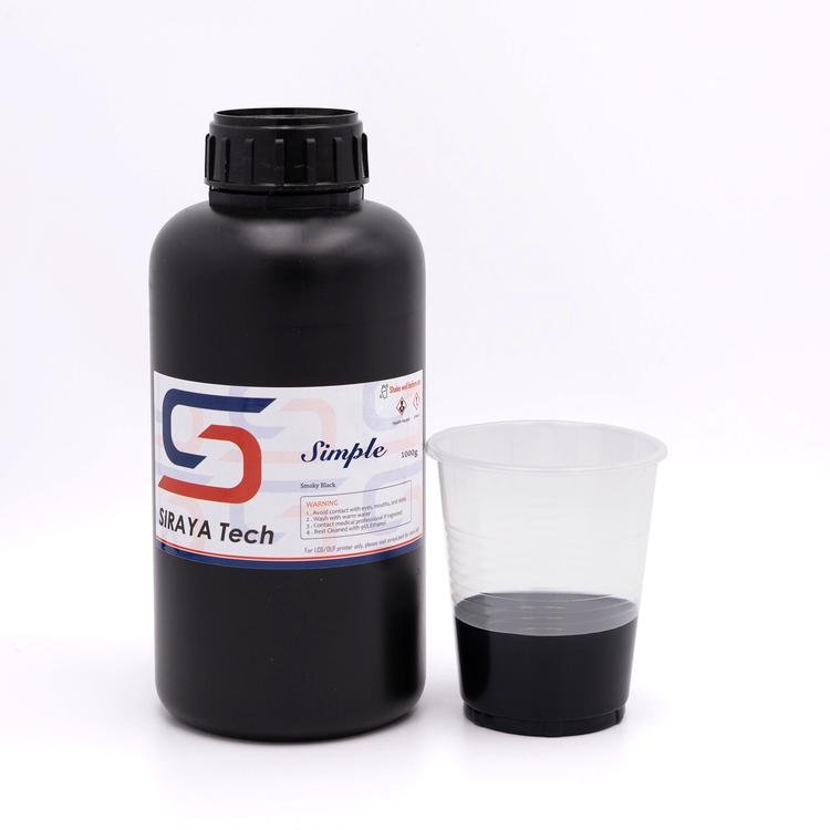 Siraya Tech Simple Resin Smoky Black 1kg - 3D Print Monkey - 0768564743893