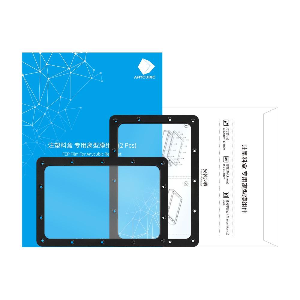 Anycubic Original 5.5 inch FEP Release Film with Fixed Ring 2pc S020005 - 3D Print Monkey -
