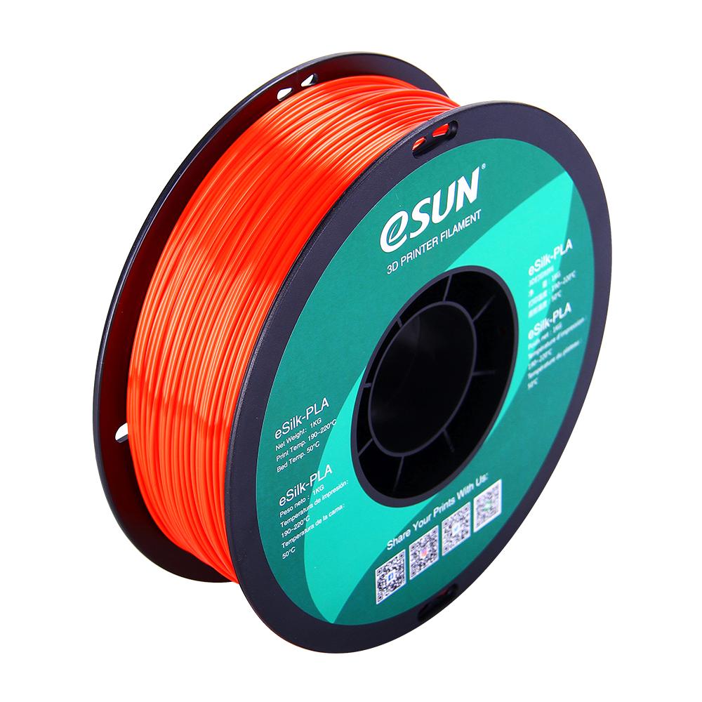 eSUN eSilk PLA Jacinth Filament 1.75mm 3D Printer Silk Filament 1kg 1 | 3D Print Monkey