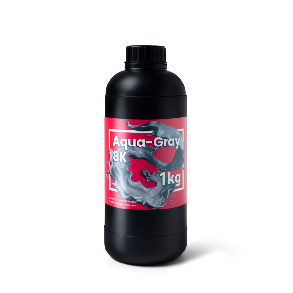 Phrozen Aqua 8K Resin Grey 3D Printer Resin 405NM 1kg - www.3dprintmonkey.co.uk - 1