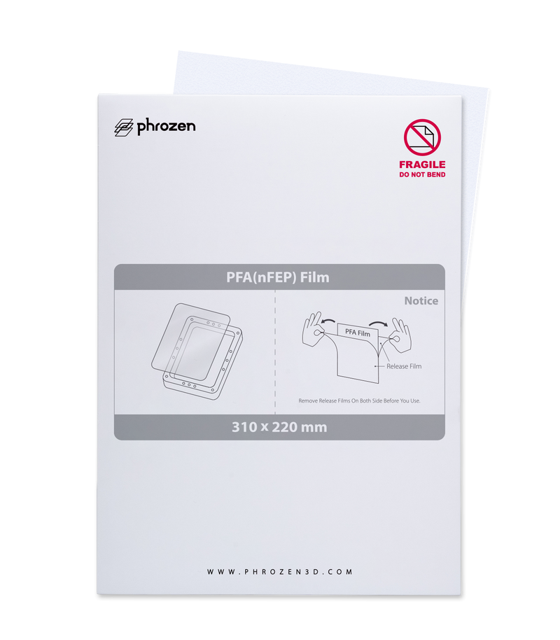 Phrozen 310 x 220 mm PFA (nFEP) Release Film - www.3dprintmonkey.co.uk - 1
