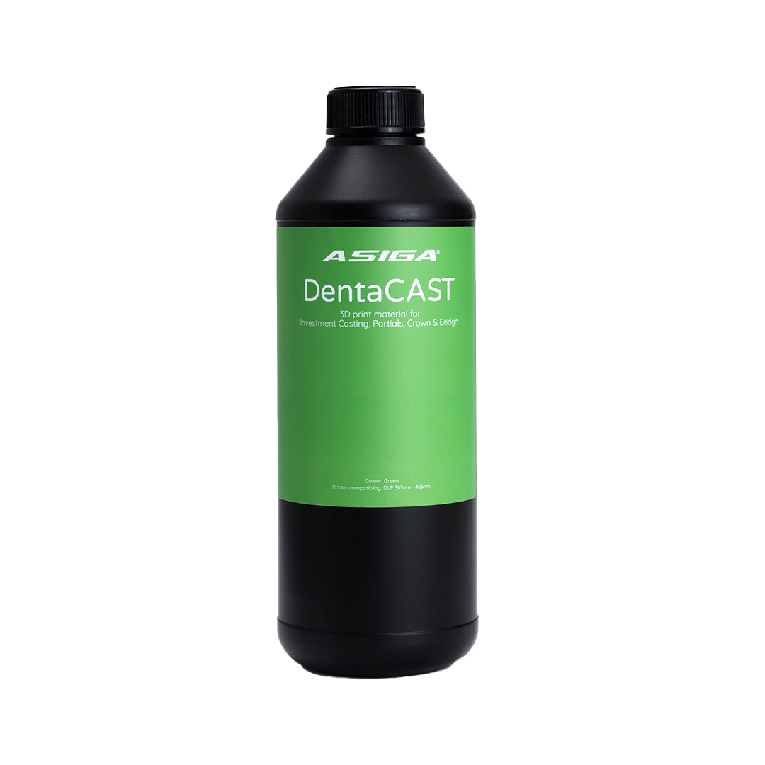 Asiga DentaCAST Green Dental Resin 1kg - 3D Print Monkey - 