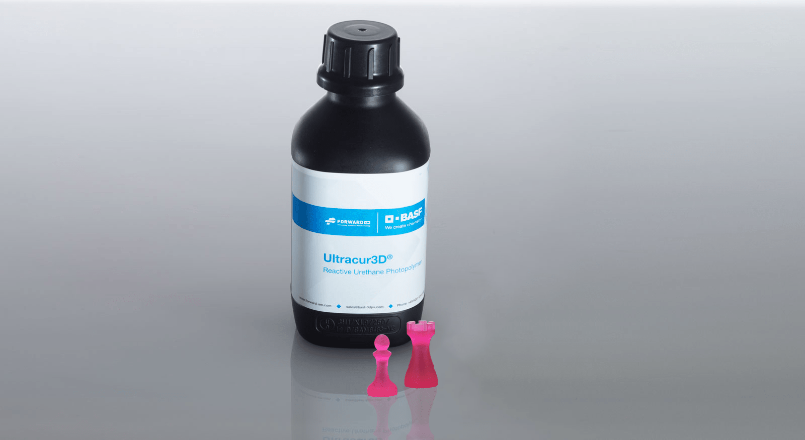 BASF Ultracur3D Colour Kit Magenta 0.5kg - 3D Print Monkey - 4065343001219