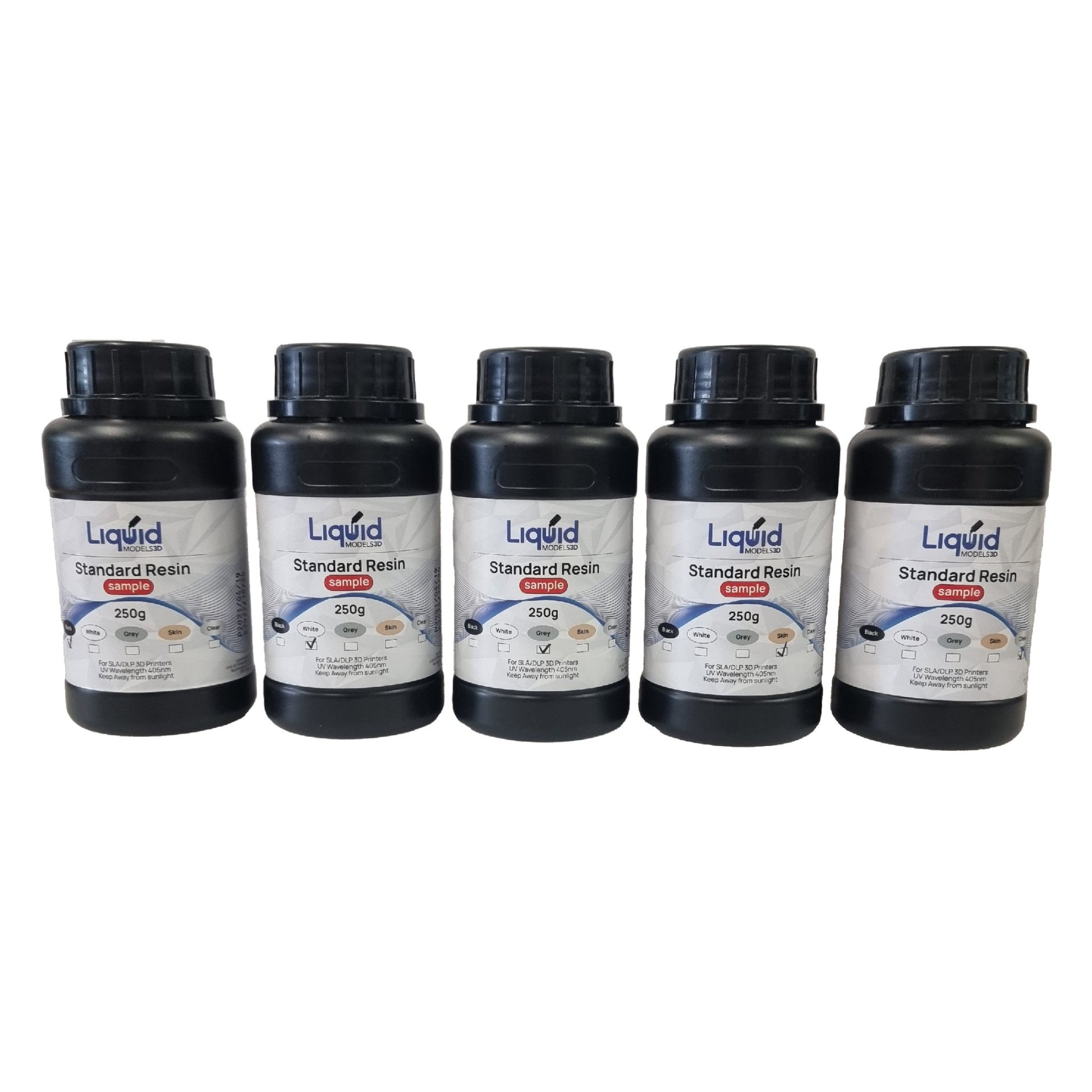 Liquid Models 3D Resin Sample Pack with Tools - 3D Print Monkey - 