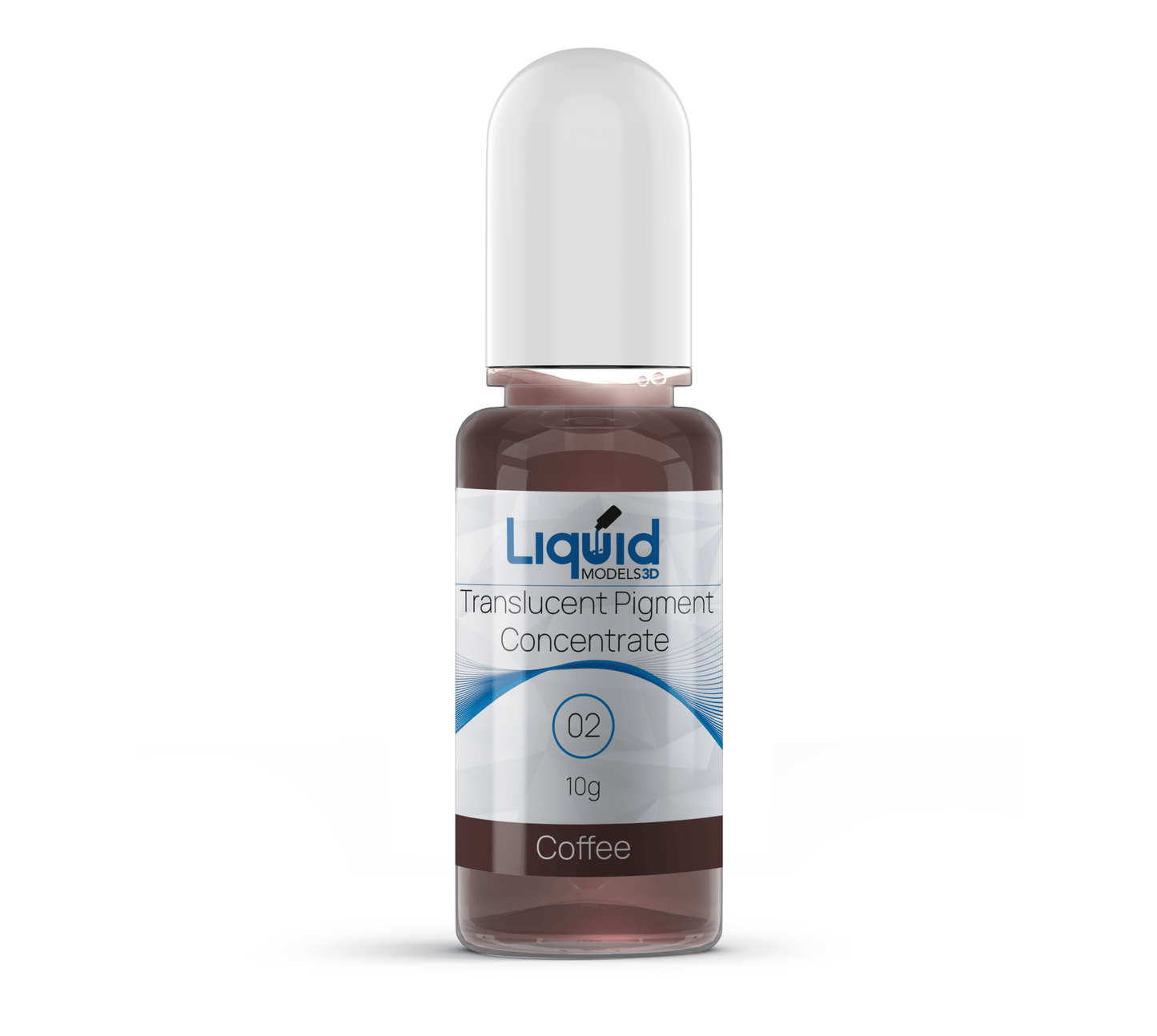 Liquid Models 3D Translucent Pigment Concentrate for Clear 3D Printing Resin 02 Coffee - 3D Print Monkey - 