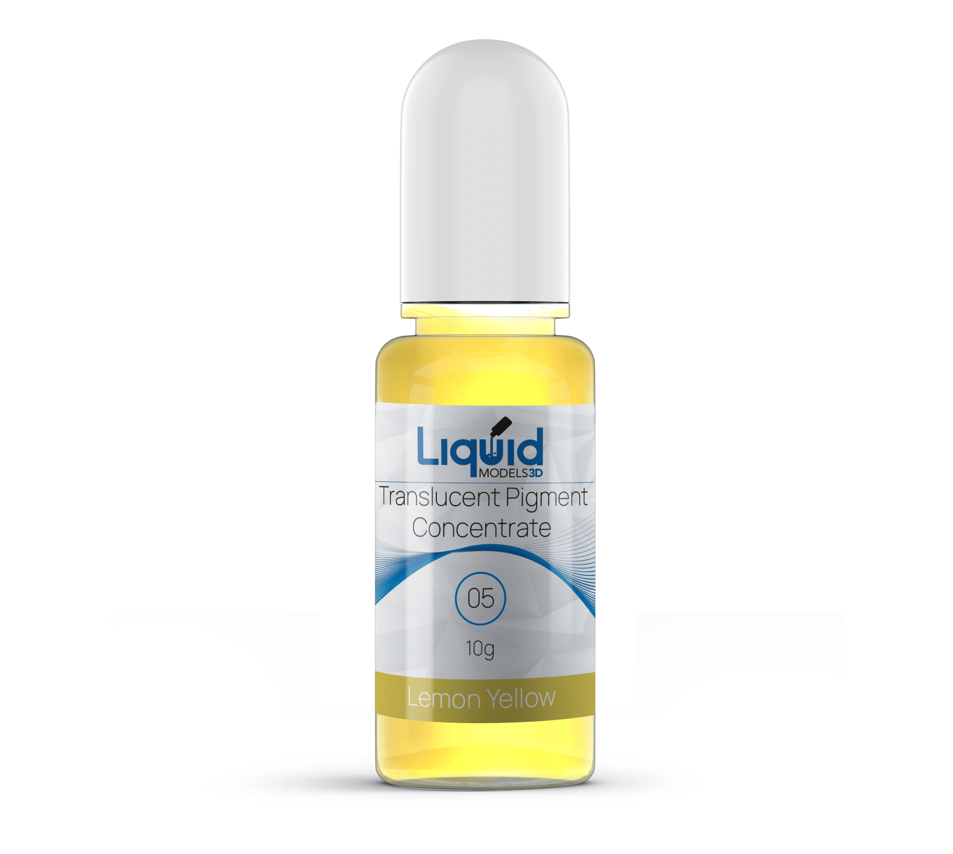 Liquid Models 3D Translucent Pigment Concentrate for Clear 3D Printing Resin 05 Lemon Yellow - 3D Print Monkey - 