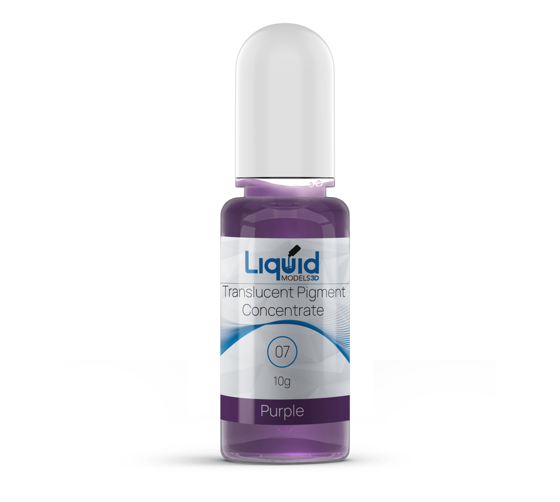 Liquid Models 3D Translucent Pigment Concentrate for Clear 3D Printing Resin 07 Purple - 3D Print Monkey - 