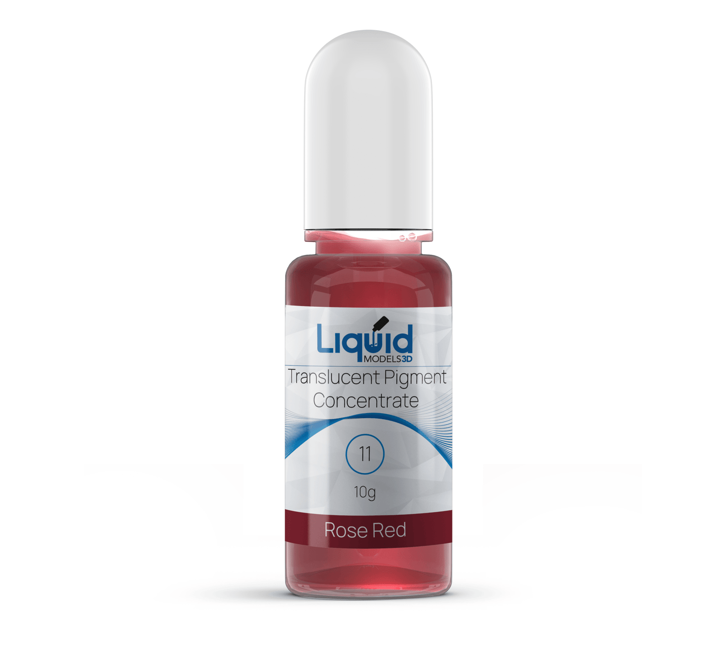 Liquid Models 3D Translucent Pigment Concentrate for Clear 3D Printing Resin 11 Rose Red - 3D Print Monkey - 