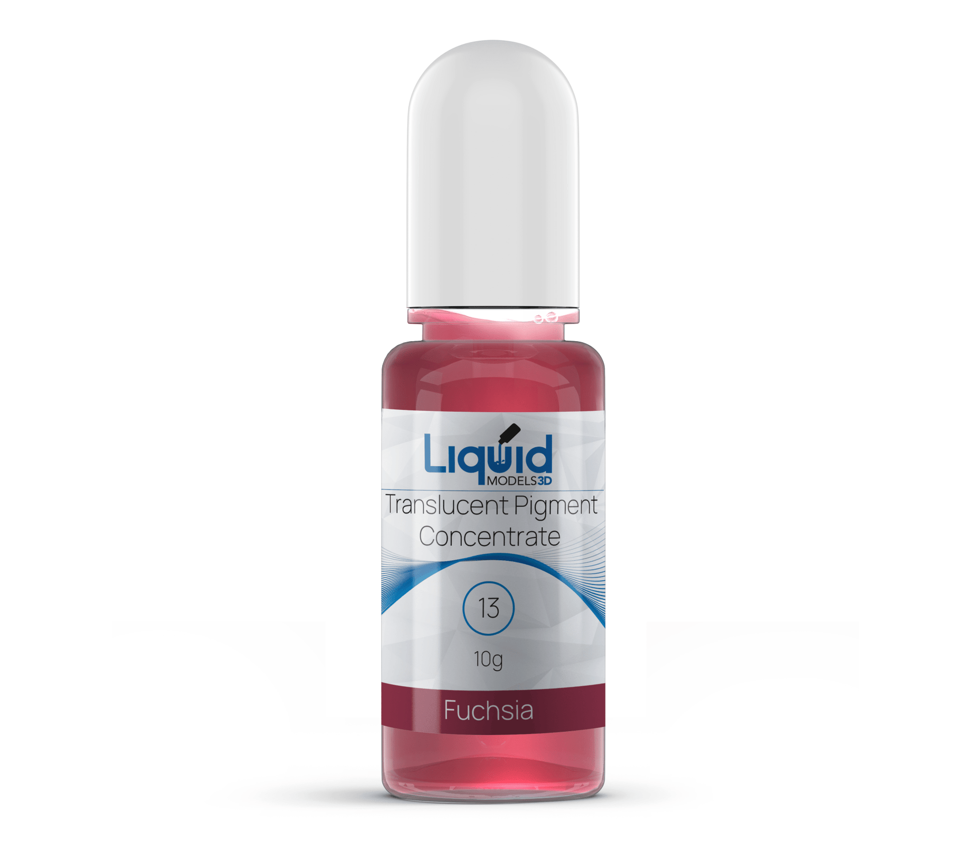 Liquid Models 3D Translucent Pigment Concentrate for Clear 3D Printing Resin 13 Fuchsia - 3D Print Monkey - 