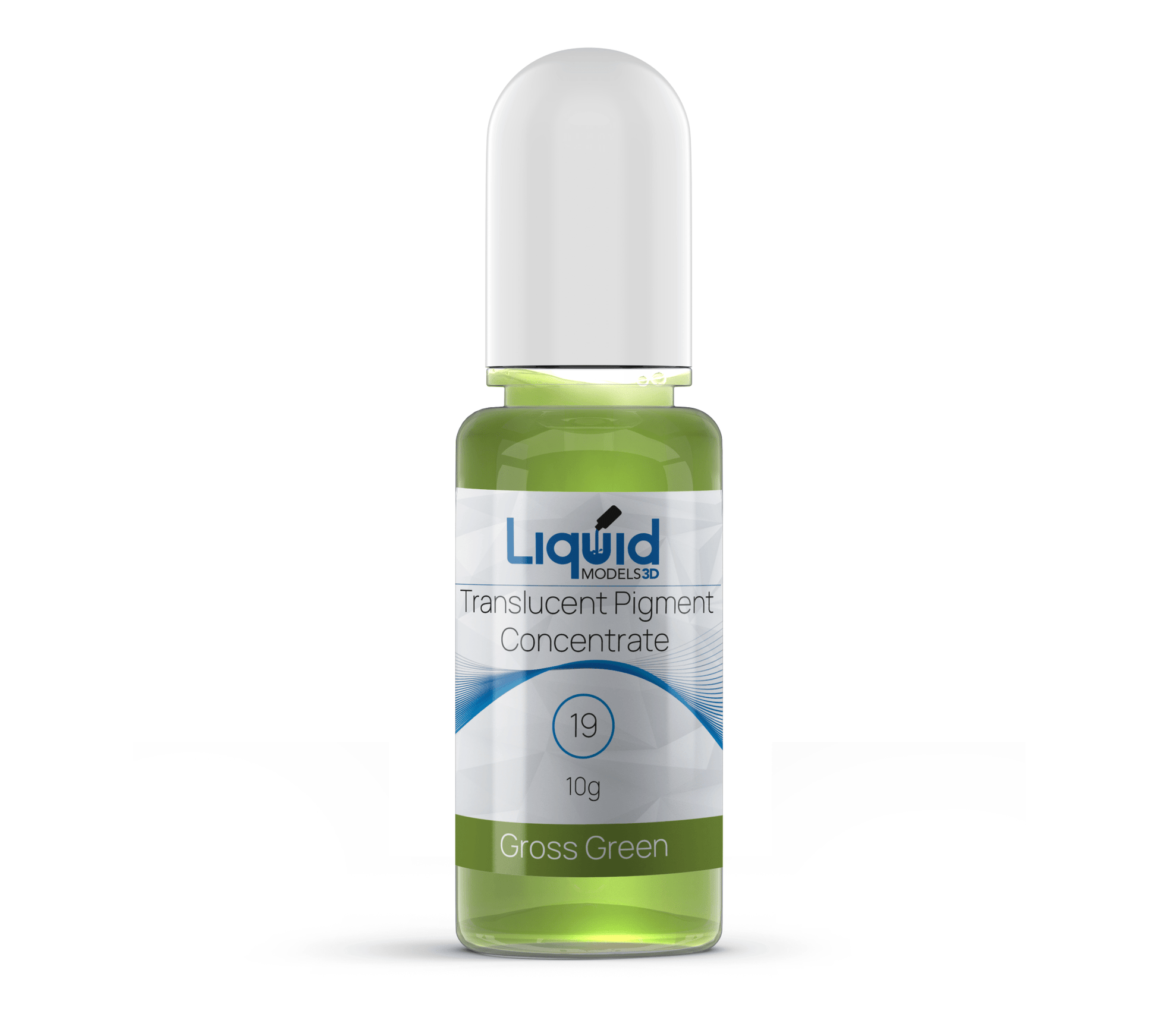 Liquid Models 3D Translucent Pigment Concentrate for Clear 3D Printing Resin 19 Gross Green - 3D Print Monkey - 