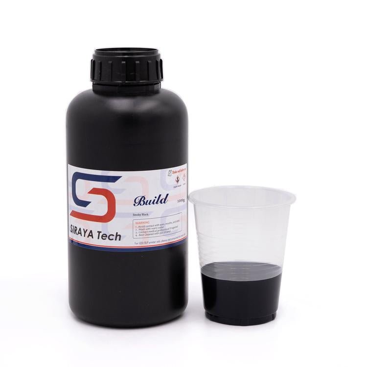 Siraya Tech Build Smokey Black 1kg - 3D Print Monkey - 0768564743619