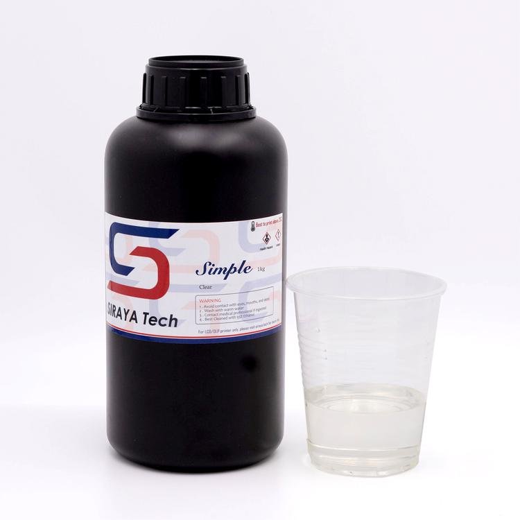 Siraya Tech Simple Resin Clear 1kg - 3D Print Monkey - 0768564743435