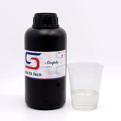 Siraya Tech Simple Resin Clear 1kg - 3D Print Monkey - 0768564743435