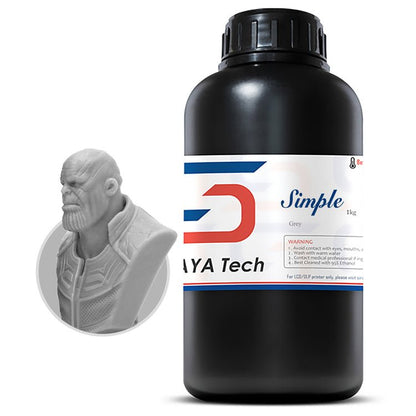 Siraya Tech Simple Resin Grey 1kg - 3D Print Monkey - 0768564746436