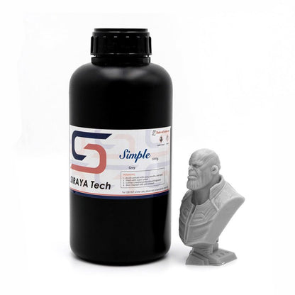 Siraya Tech Simple Resin Grey 1kg - 3D Print Monkey - 0768564746436