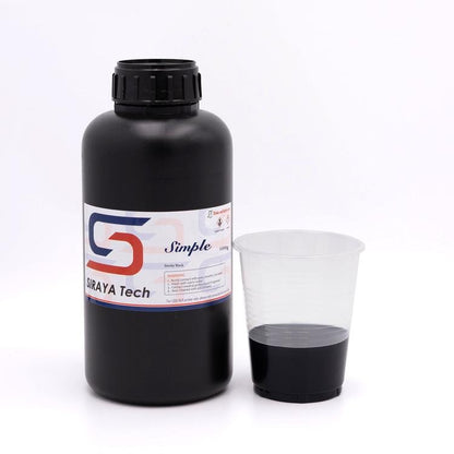 Siraya Tech Simple Resin Smoky Black 1kg - 3D Print Monkey - 0768564743893