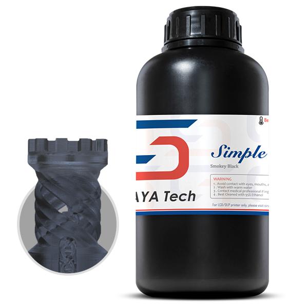 Siraya Tech Simple Resin Smoky Black 1kg - 3D Print Monkey - 0768564743893