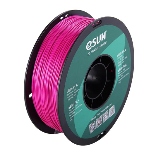 eSUN eSilk PLA Violet Filament 1.75mm 3D Printer Silk Filament 1kg - 3D Print Monkey - 