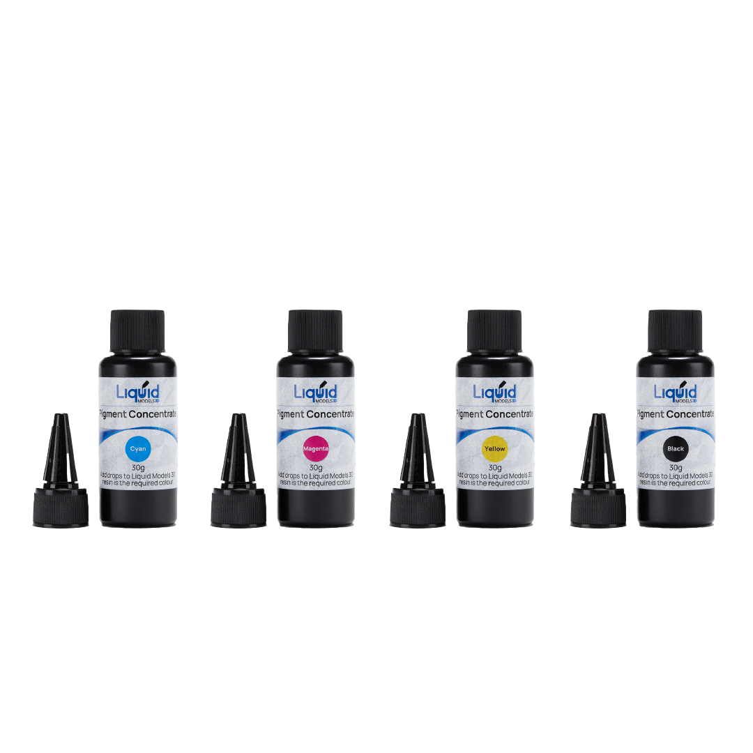 Liquid Models 3D CMYK pigment Kit 30mls (4 bottle sets) - 3D Print Monkey - 