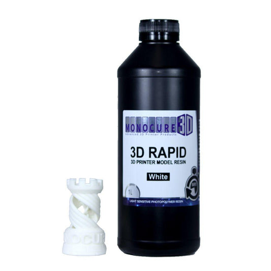 Monocure 3D Rapid model 3D Printer resin White 405nm 1kg - 3D Print Monkey - 